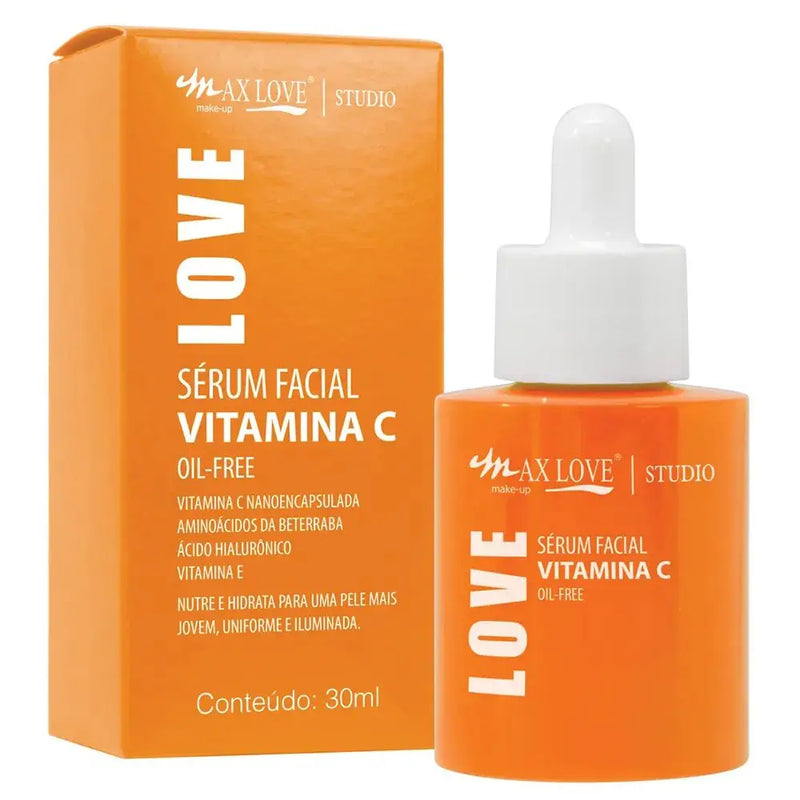 Kit Sérum Facial 3 em 1 com Vitamina C da Max Love